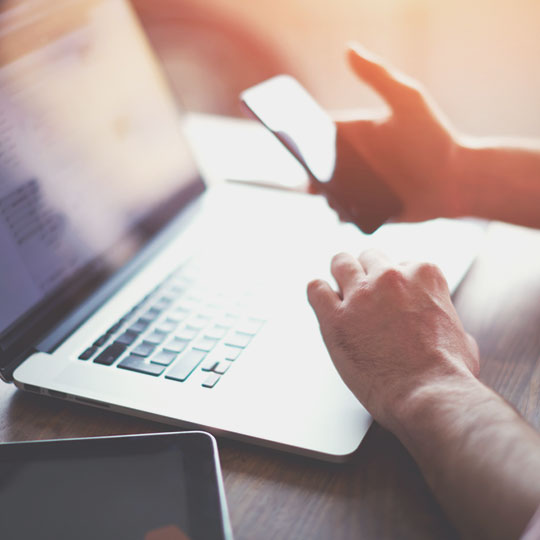 Development Consulting on Laptop and Mobile